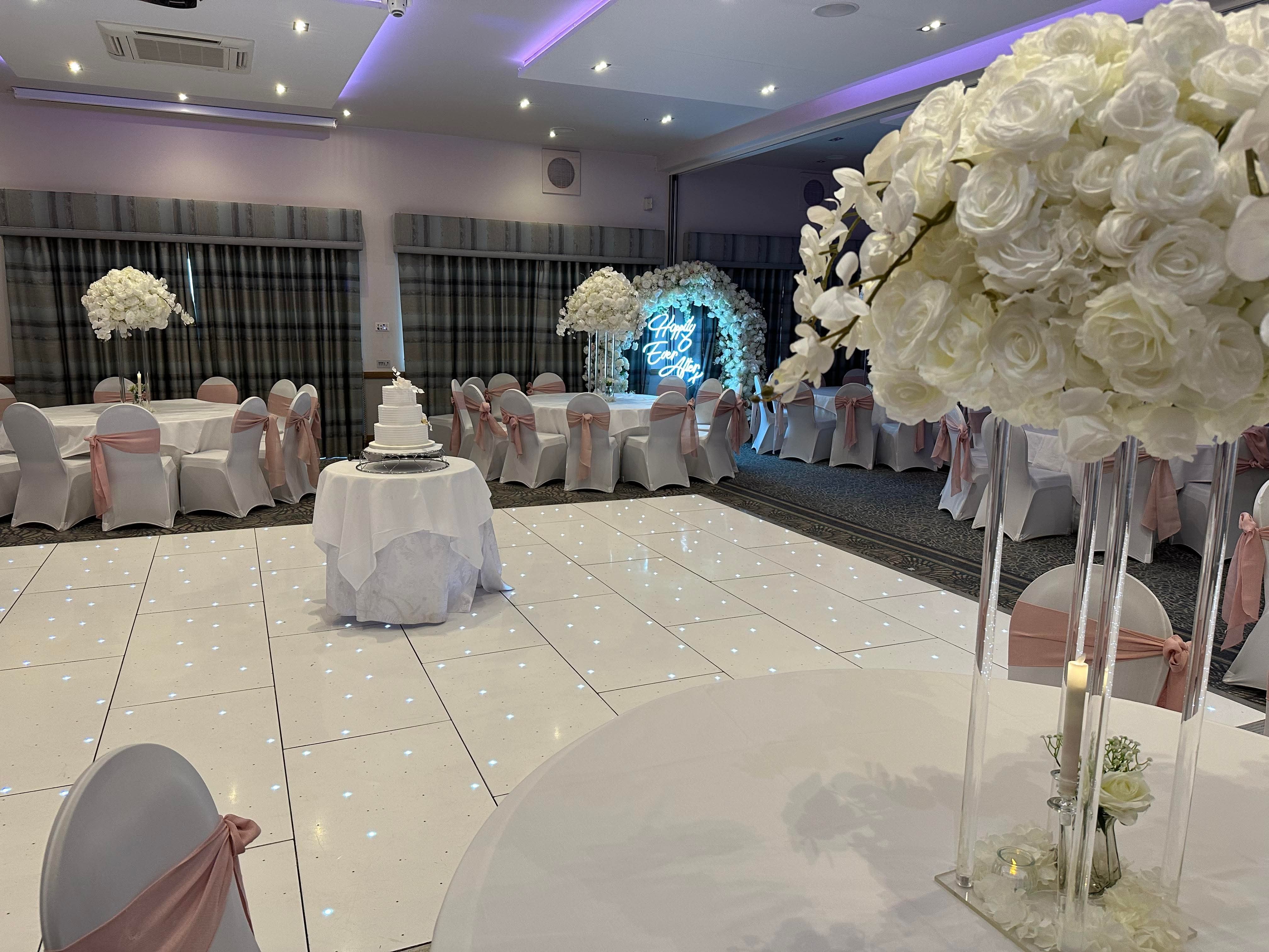 Complete wedding event setup