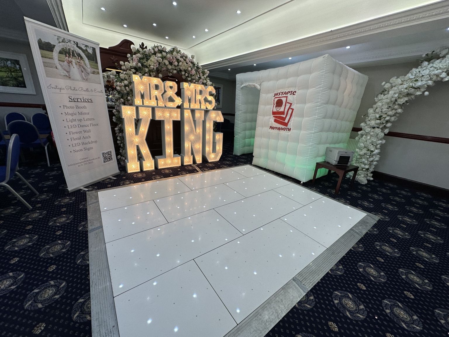 Photo booth hire Edinburgh wedding